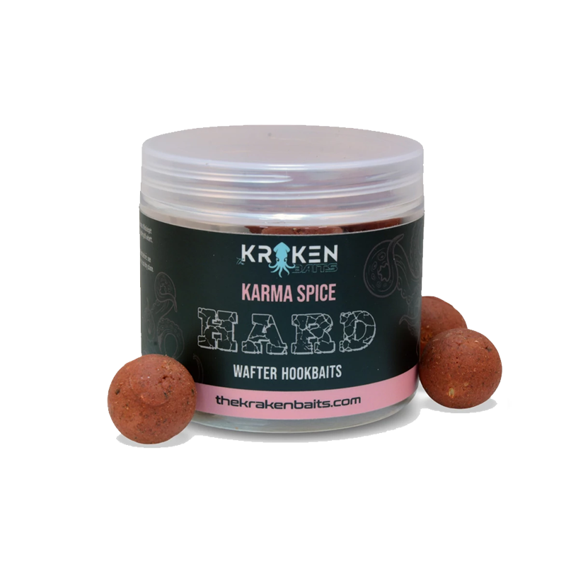 KRAKEN KARMA SPICE HARD WAFTER HOOKBAITS 16MM 100GR