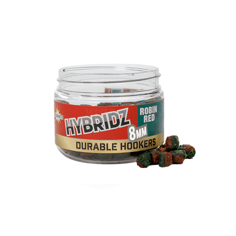 DYNAMITE BAITS DURABLE HYBRIDZ ROBIN RED/BETAINE GREEN 8MM