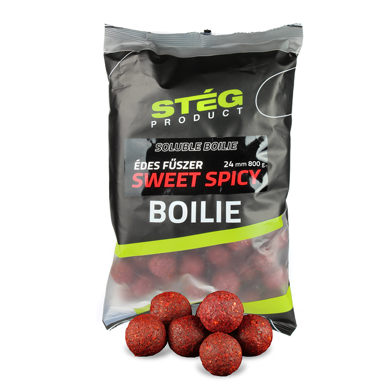 STÉG PRODUCT SOLUBLE BOILIE 24 MM SWEET SPICY 800G