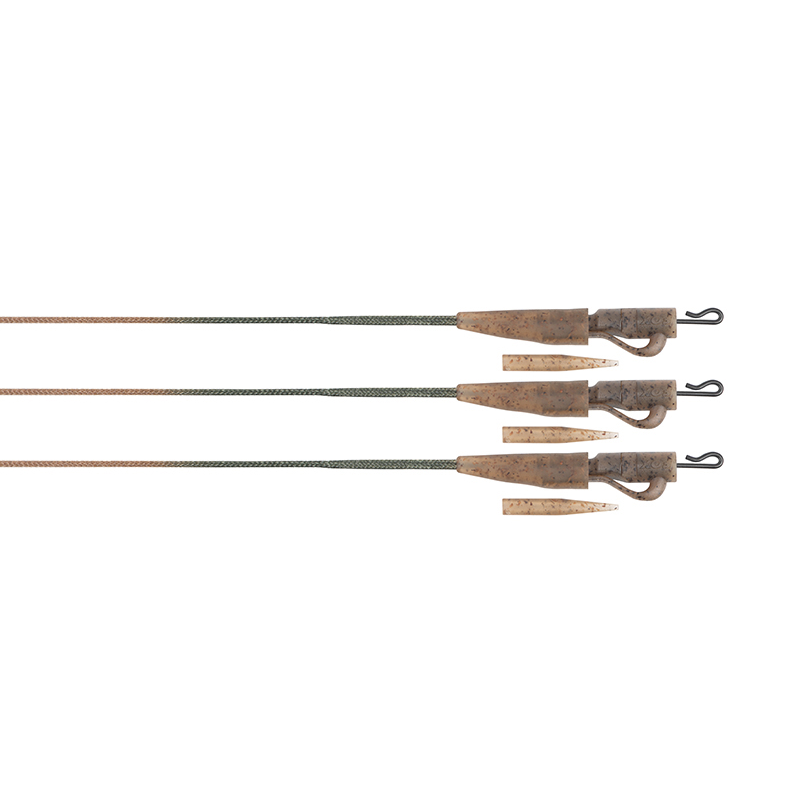FOX EDGES CAMO LEADCORE LEAD CLIP LEADERS 50LB