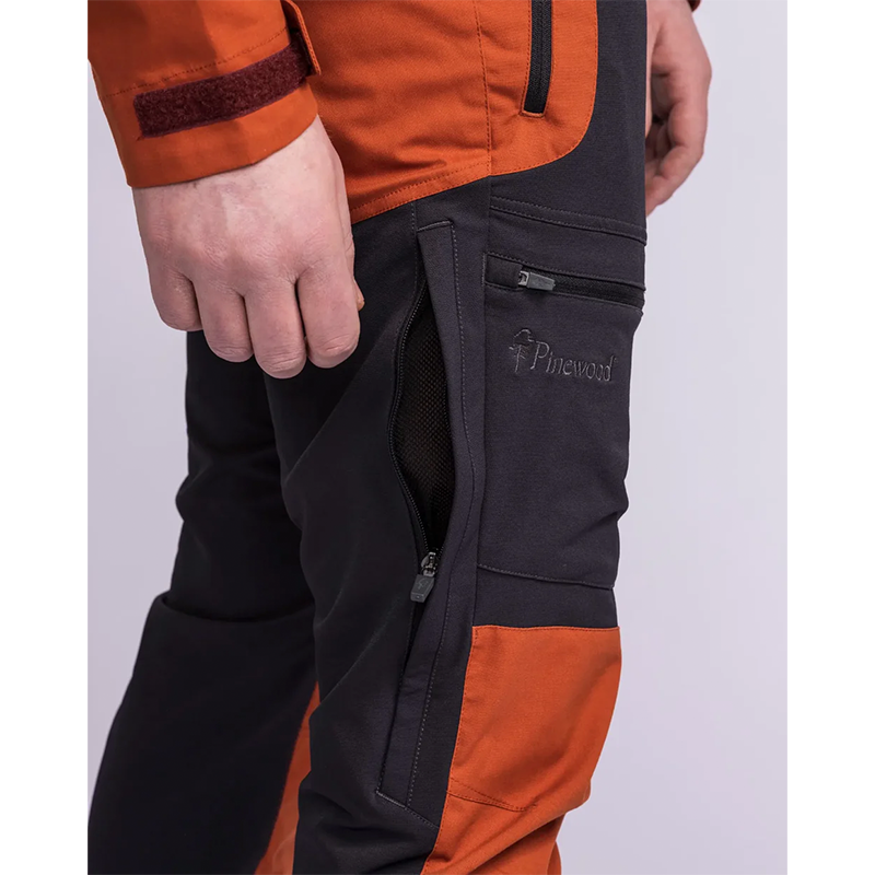 PINEWOOD FINNVEDEN HYBRID TROUSERS ORANGE GREY 54-ES
