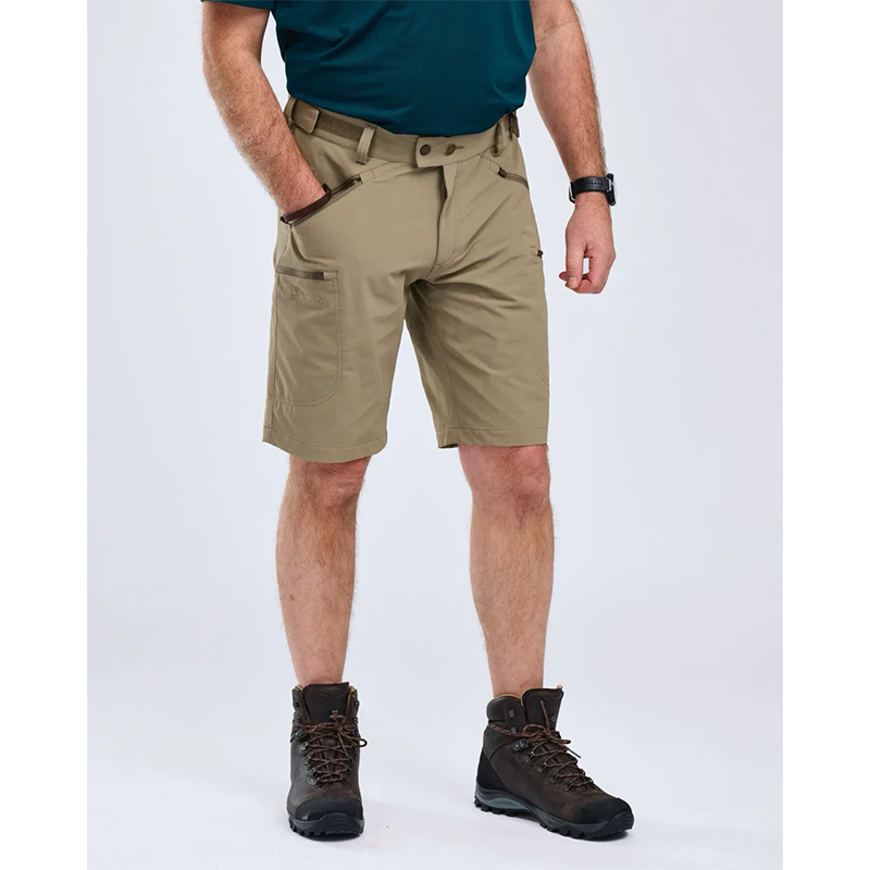 PINEWOOD ABISKO LIGHT STRETCH SHORT MOLE BROWN 52-ES