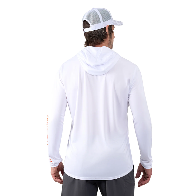 GRUNDÉNS TOUGH SUN HOODIE WHITE - XL