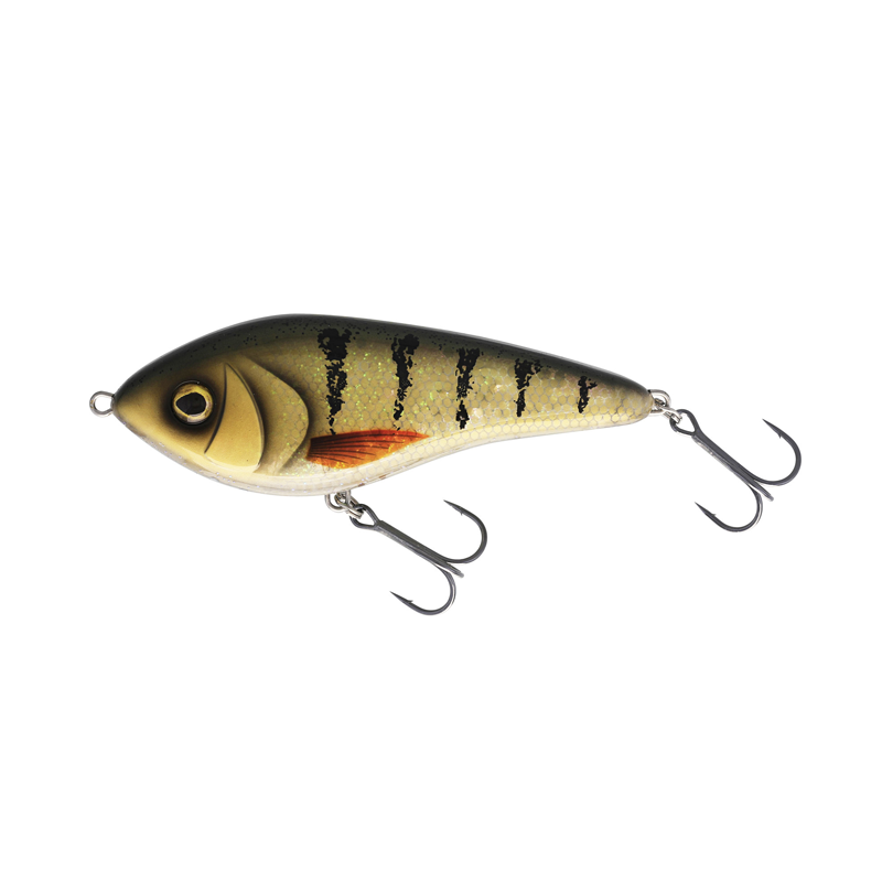 WESTIN GLIDEBAIT 10CM 31GR LOW FLOATING 3D AMBER PERCH