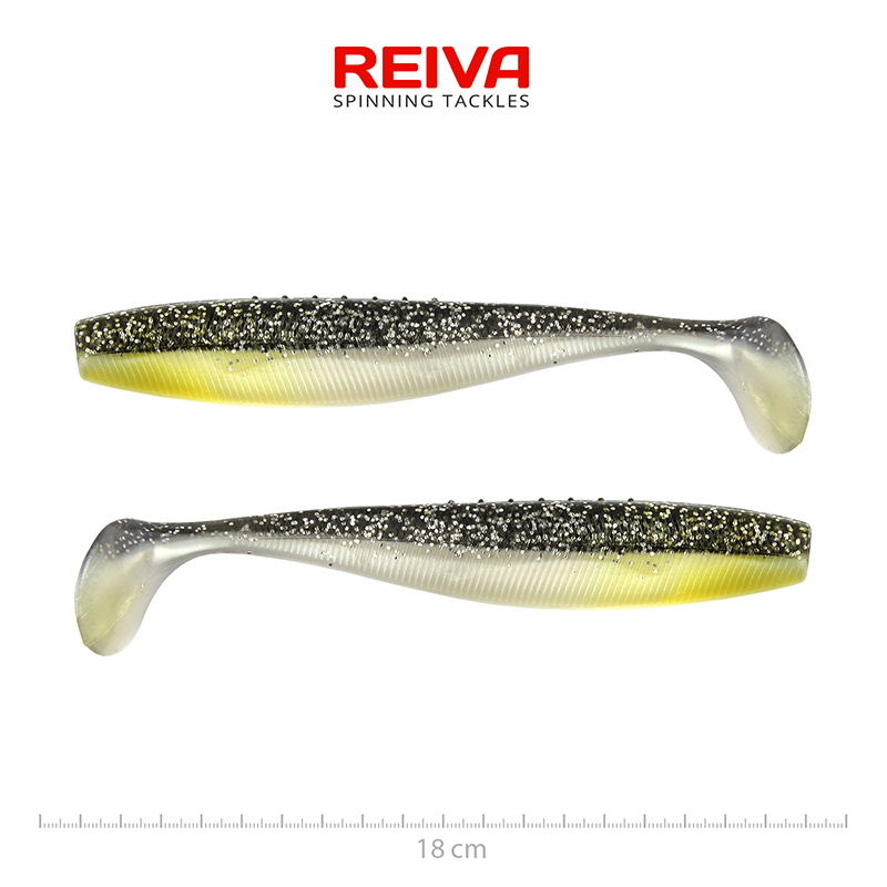 REIVA FLAT MINNOW SHAD 18CM MOONSHINE BLEAK