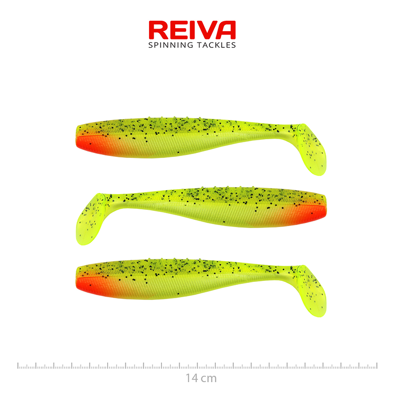 REIVA FLAT MINNOW SHAD 14CM WATERMELON