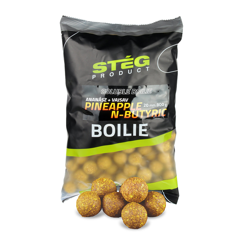 STÉG PRODUCT SOLUBLE BOILIE 20 MM 800G PINEAPPLE-N-BUTYRIC