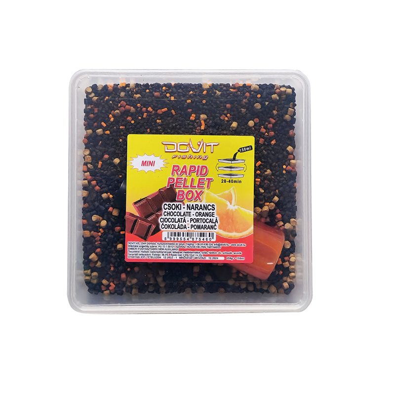 DOVIT RAPID PELLET BOX MINI - CSOKI-NARANCS 450GR