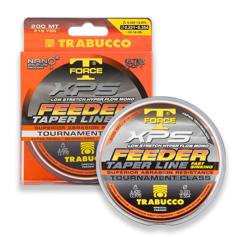TRABUCCO TF XPS FEEDER TAPER LINE 200m 0,22-0,35mm
