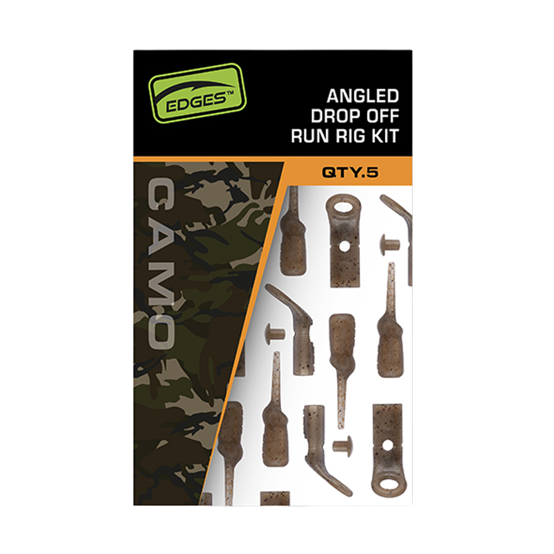 FOX EDGES CAMO ANGLED DROP OFF RUN RIG KIT