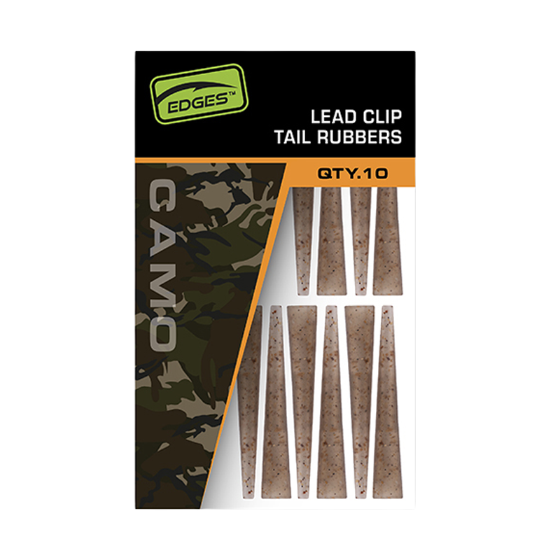 FOX EDGES CAMO LEAD CLIP TAIL RUBBERS 