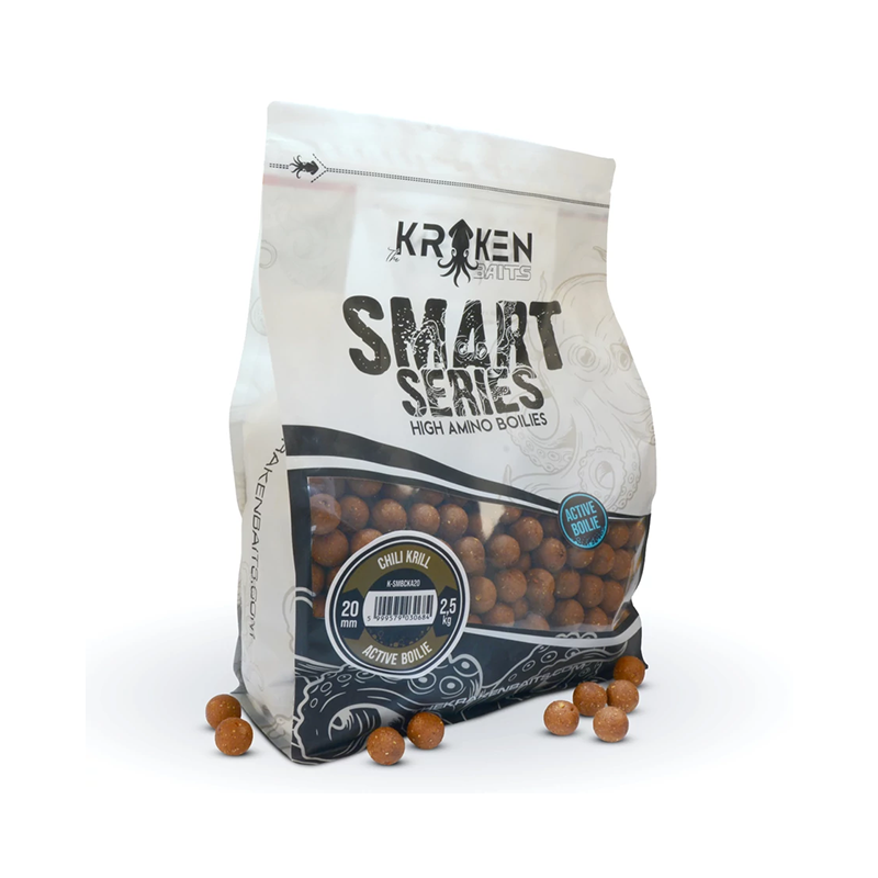 KRAKEN SMART SERIES CHILI KRILL ACTIVE BOILIE 24MM 2,5KG