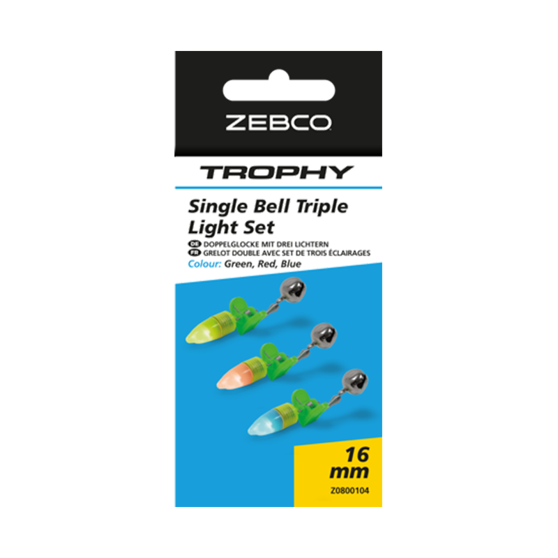 ZEBCO TROPHY SINGLE BELL TRIPLE LIGHT