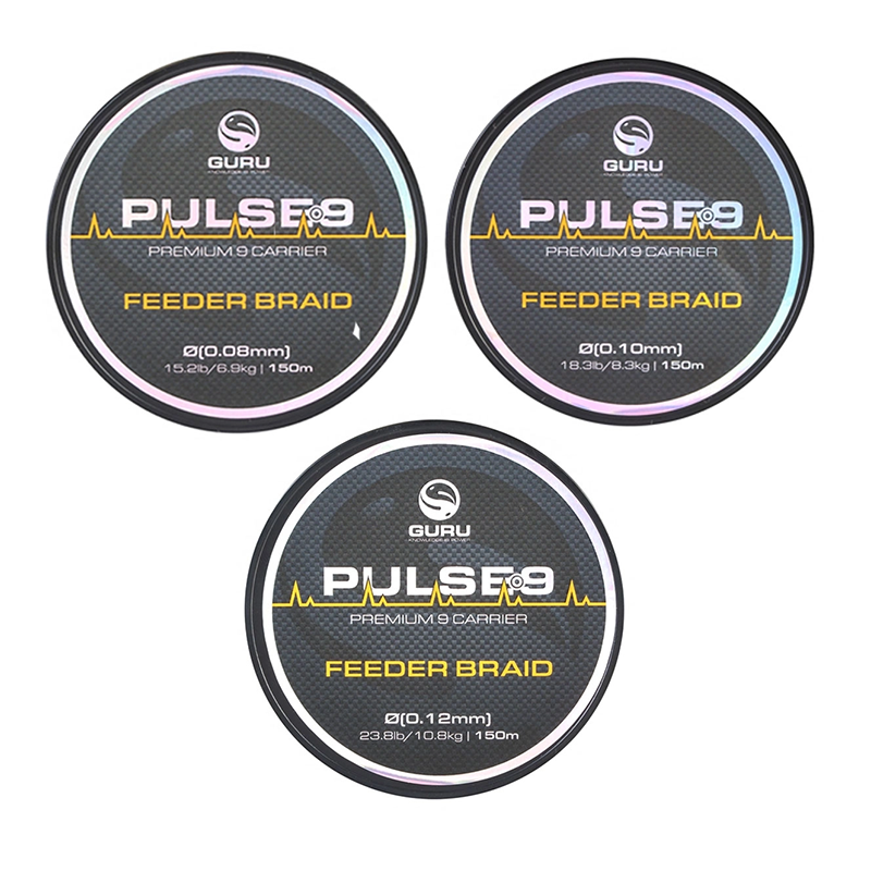GURU PULSE 9 FEEDER BRAID 150M 0,12MM