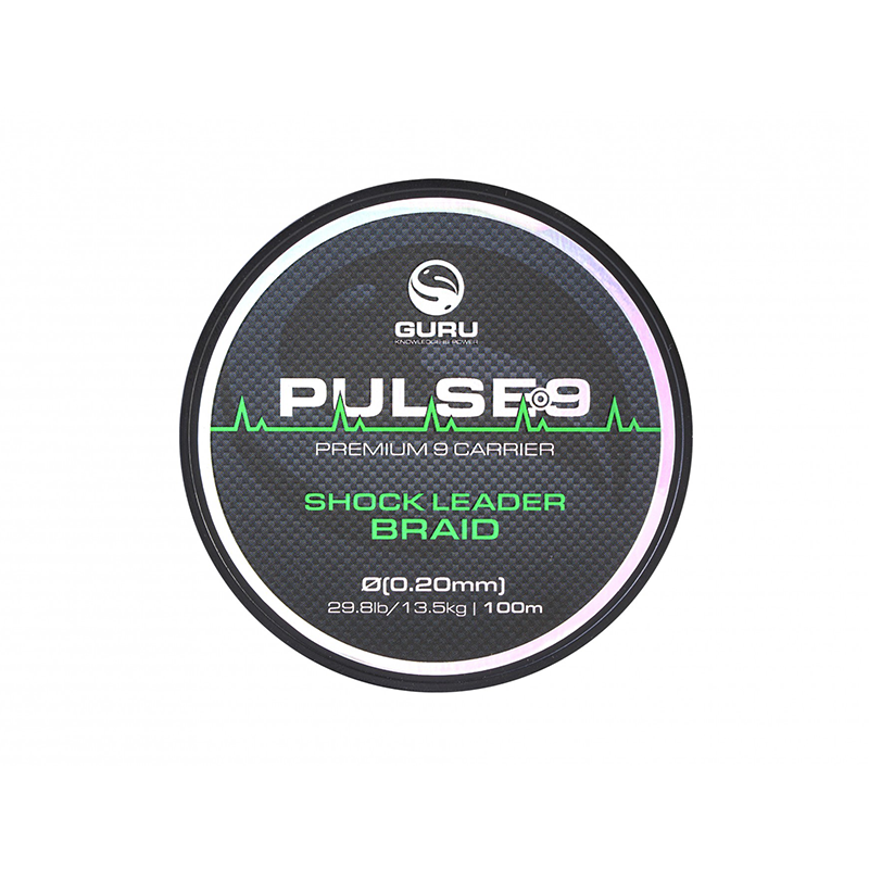 GURU PULSE 9 SHOCK LEADER BRAID 150M 0,20MM