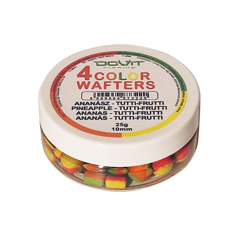 DOVIT 4 COLOR WAFTERS 10MM - ANANÁSZ-TUTTIFRUTTI