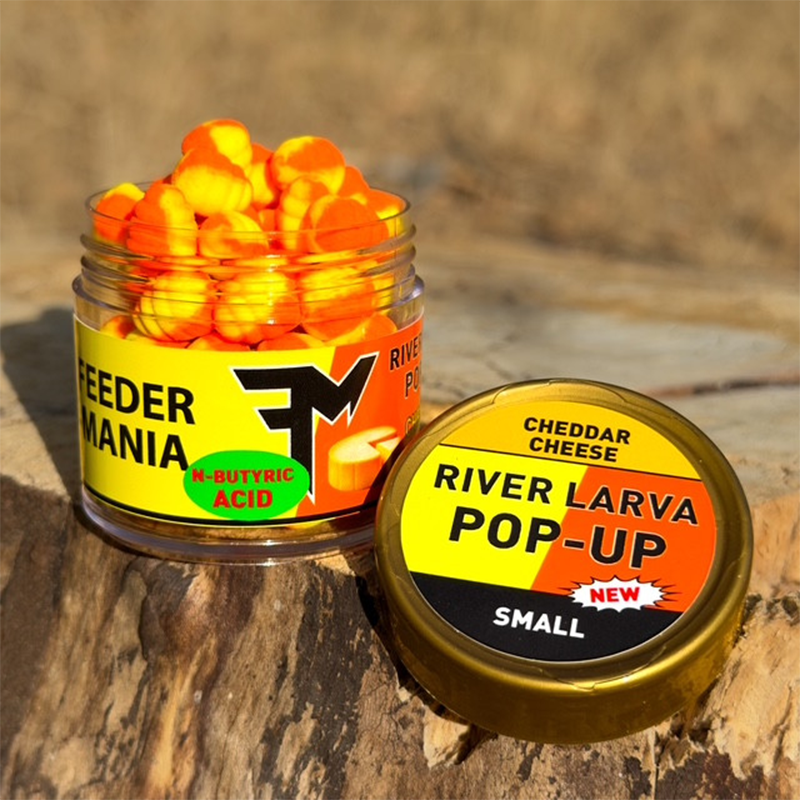 FEEDERMANIA RIVER LARVA POP-UP CHEDDAR CHEESE S