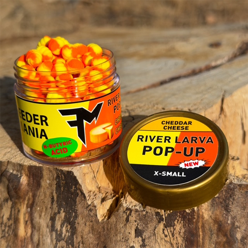 FEEDERMANIA RIVER LARVA POP-UP CHEDDAR CHEESE XS