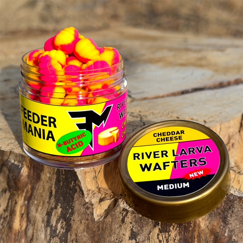 FEEDERMANIA RIVER LARVA WAFTERS CHEDDAR CHEESE S