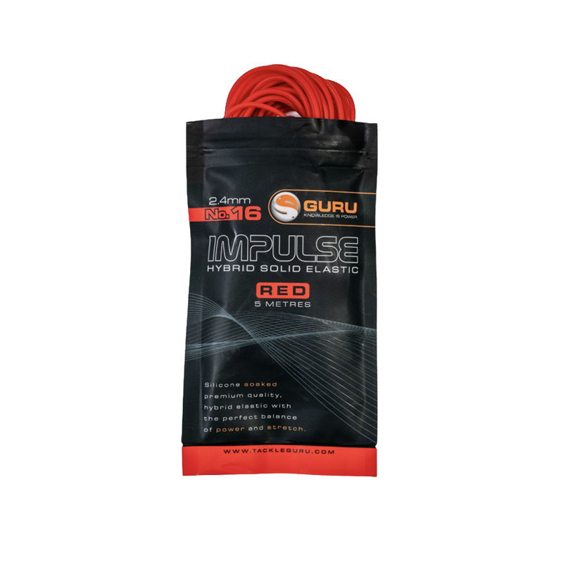 GURU HYBRID ELASTIC 2,4MM RED 5M