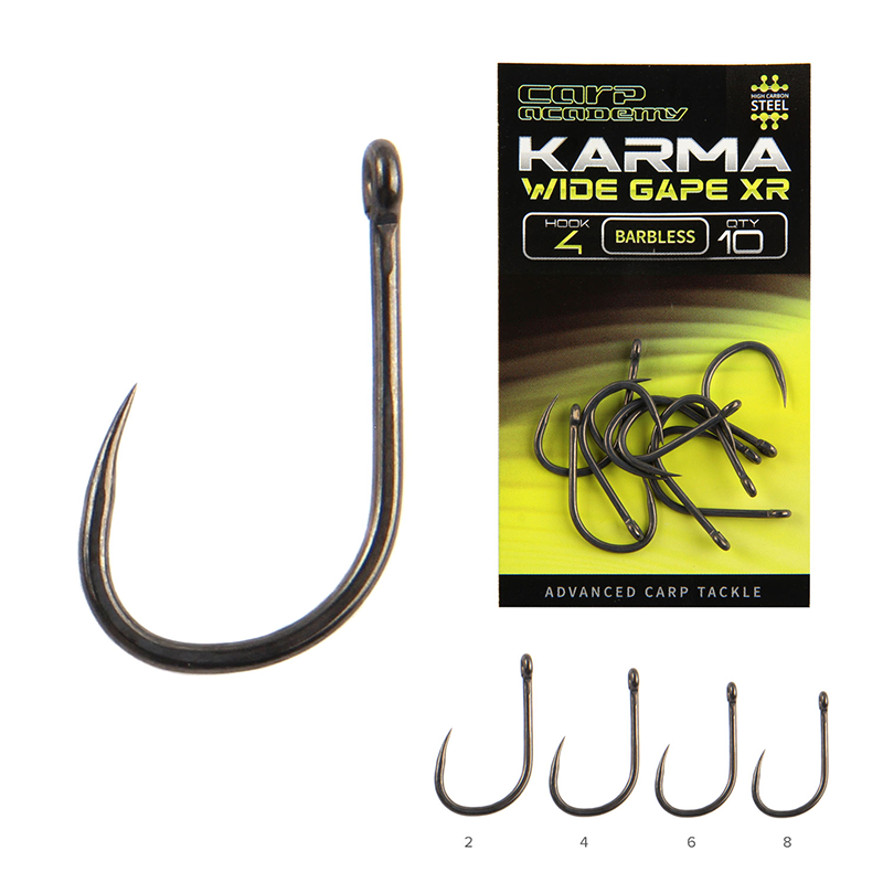 CARP ACADEMY KARMA WIDE GAPE XR BARBLESS 8