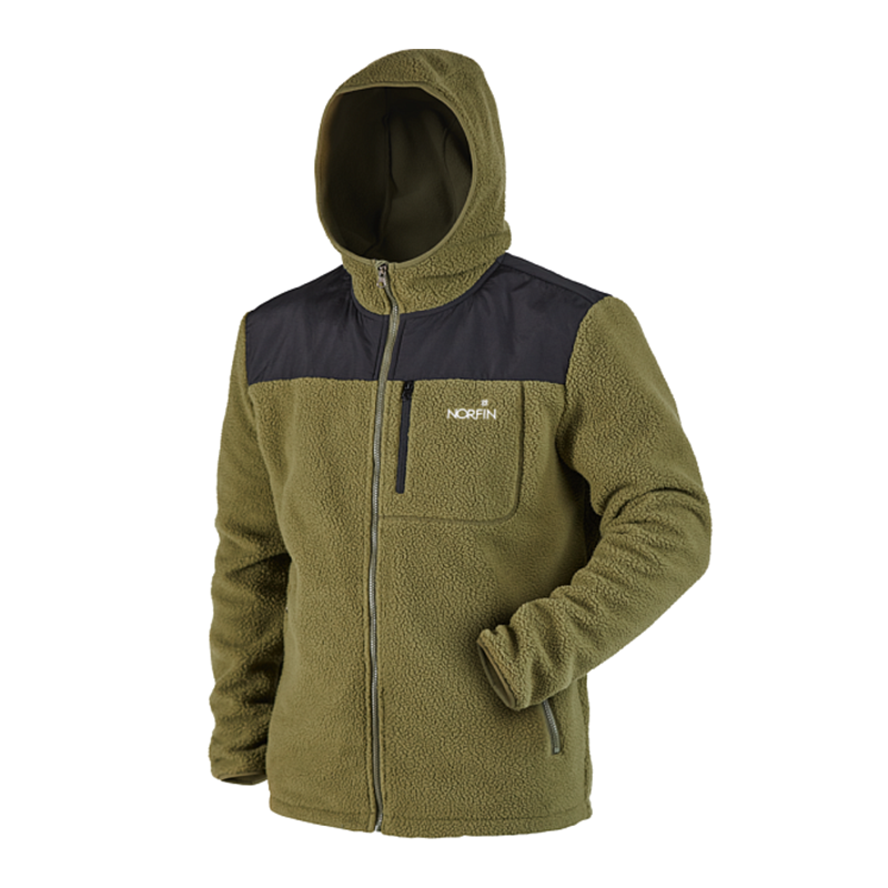 NORFIN POLARGUARD GREEN FLEECE JACKET - XXL