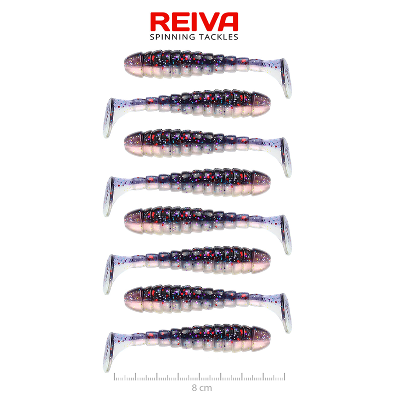 REIVA STREAM SHAD 8CM PURPLE PEARL