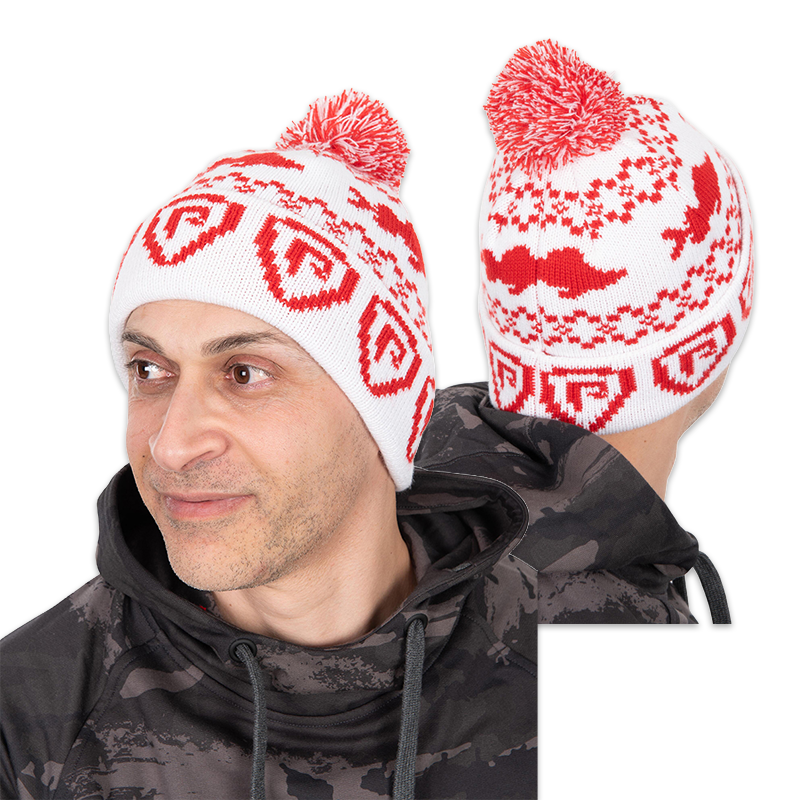 FOX RAGE CHRISTMAS BOBBLE HAT