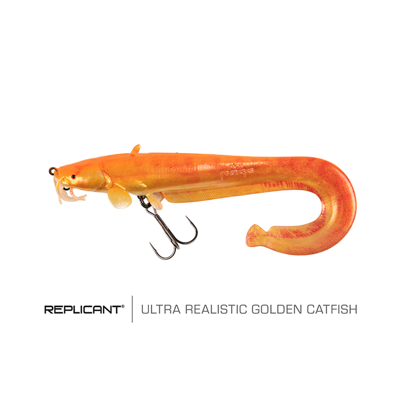 FOX RAGE ULTRA REPLICANT CATFISH 10CM GOLDEN WELLS
