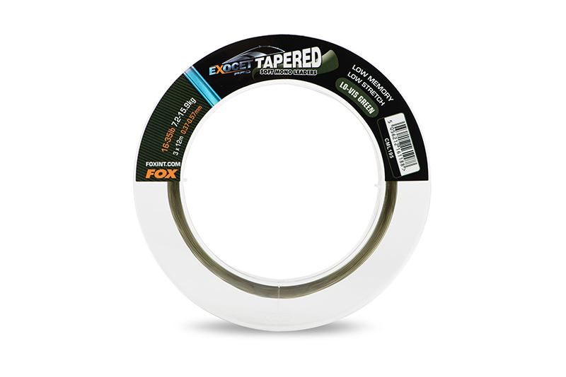 FOX EXOCET TAPERED LEADER X3 3 x 12M 0,37-0,57MM